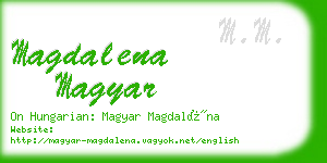 magdalena magyar business card